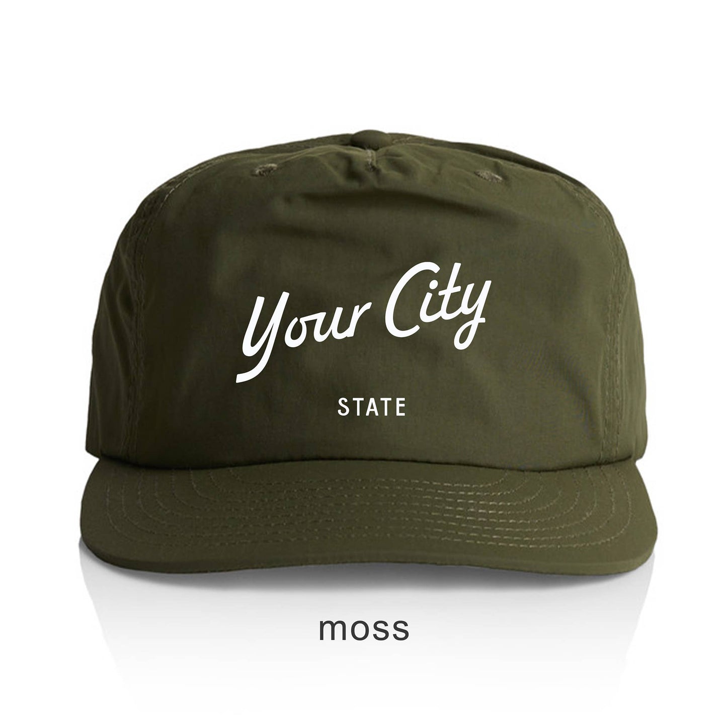Endless August Supply Co. - Custom Nylon Hat | Script City Customizable Hat | Name Drop