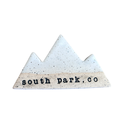 Mountain Bound Pottery - Customizable Mountain Magnet- MADE TO ORDER