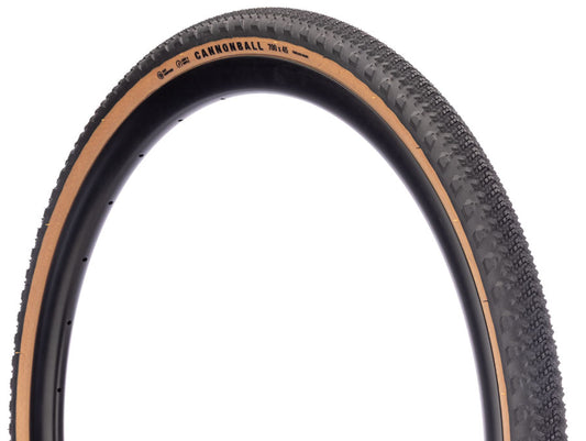 Teravail Cannonball Tire - 700 x 45 Tubeless Folding Tan Light Supple Fast Compound-Goodwynn's