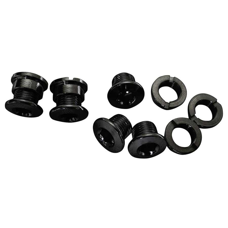 SRAM 5/6 Dual-Hex Chainring Bolt Set 12pc Steel Black-Goodwynn'sGoodwynn's