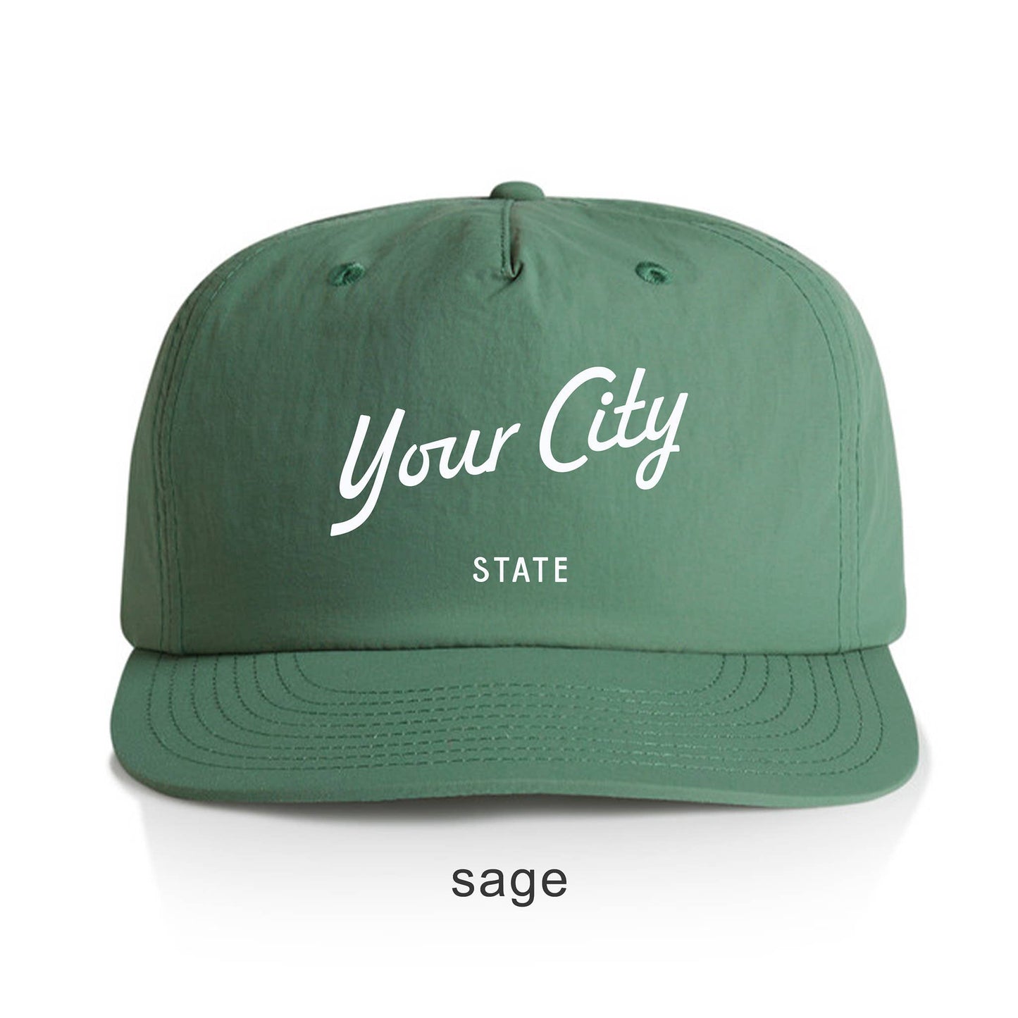 Endless August Supply Co. - Custom Nylon Hat | Script City Customizable Hat | Name Drop
