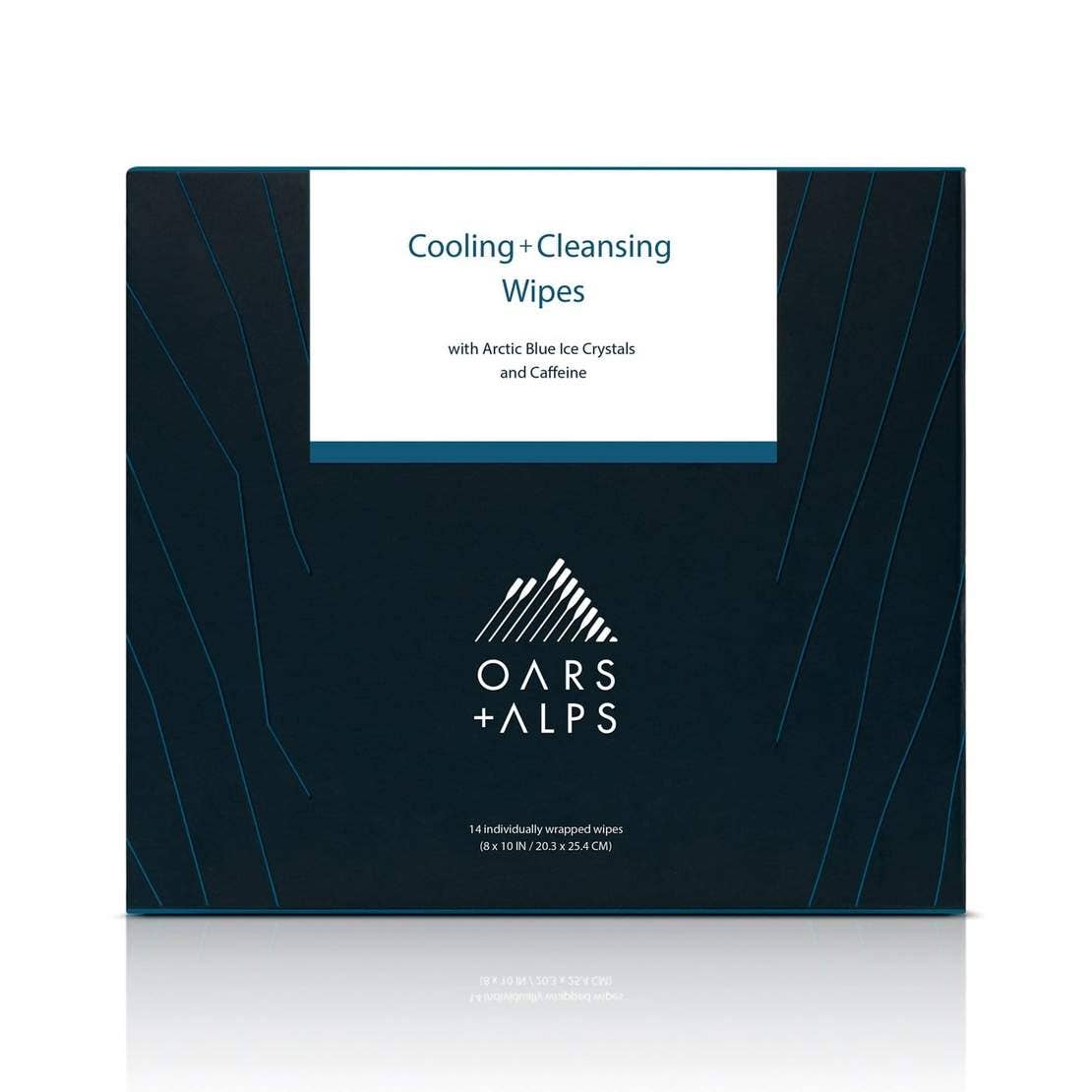 Oars + Alps - Men's Cooling + Cleansing Wipes Exfoliate, Caffeine Post Gym-Goodwynn'sGoodwynn's