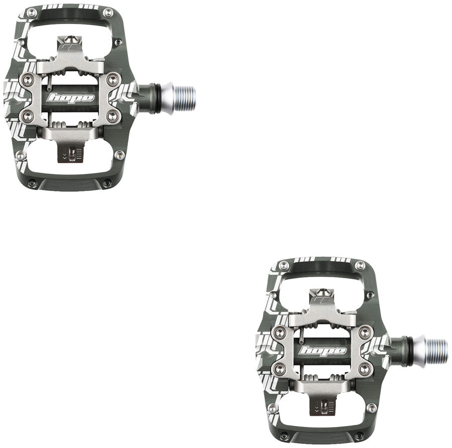 Hope Union TC Pedals - Dual Sided Clipless with Platform 9/16" Smoke-Goodwynn'sGoodwynn's
