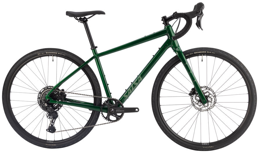 Salsa Journeyer Drop Bar CUES 10 Bike - 700c Aluminum Peat Moss 53cm