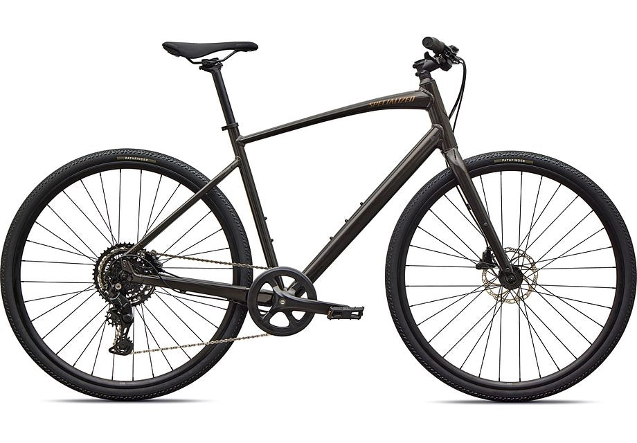 2026 Specialized Sirrus X 2.0 Km Bike Gloss Metallic Obsidian / Burnt Gold Metallic Frost Reflective Xl-Goodwynn'sGoodwynn's