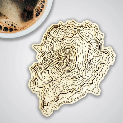 SML | Simple Modern Living - OR Volcanoes Topography Coasters - Set of 4