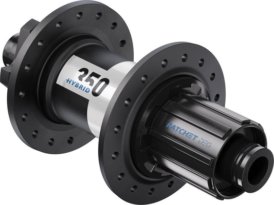 DT Swiss 350 DEG Hybrid Rear Hub - 12 x 148mm 6-Bolt HG 11 MTN BLK/White 32H DEG 60 DF-Goodwynn's