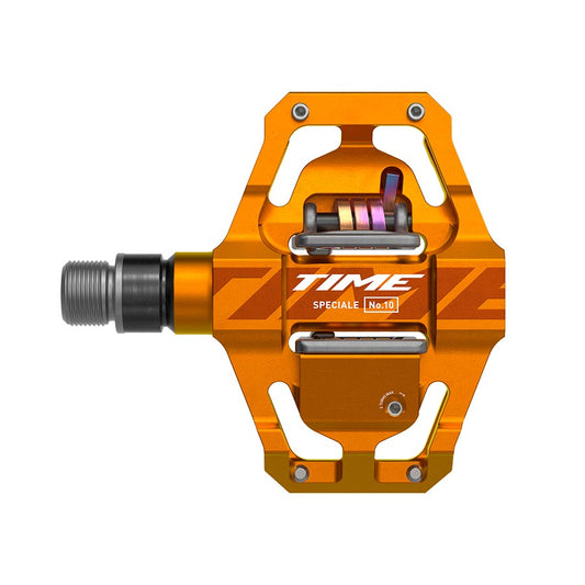 Time Speciale 10 Pedals - Dual Sided Clipless Platform Aluminum 9/16" Tangerine Small B1