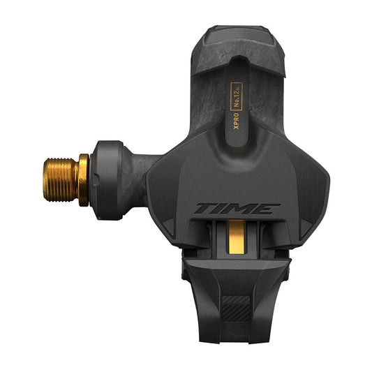 Time XPRO 12SL Pedals - Single Sided Clipless Carbon 9/16" Carbon/Gold-Goodwynn's
