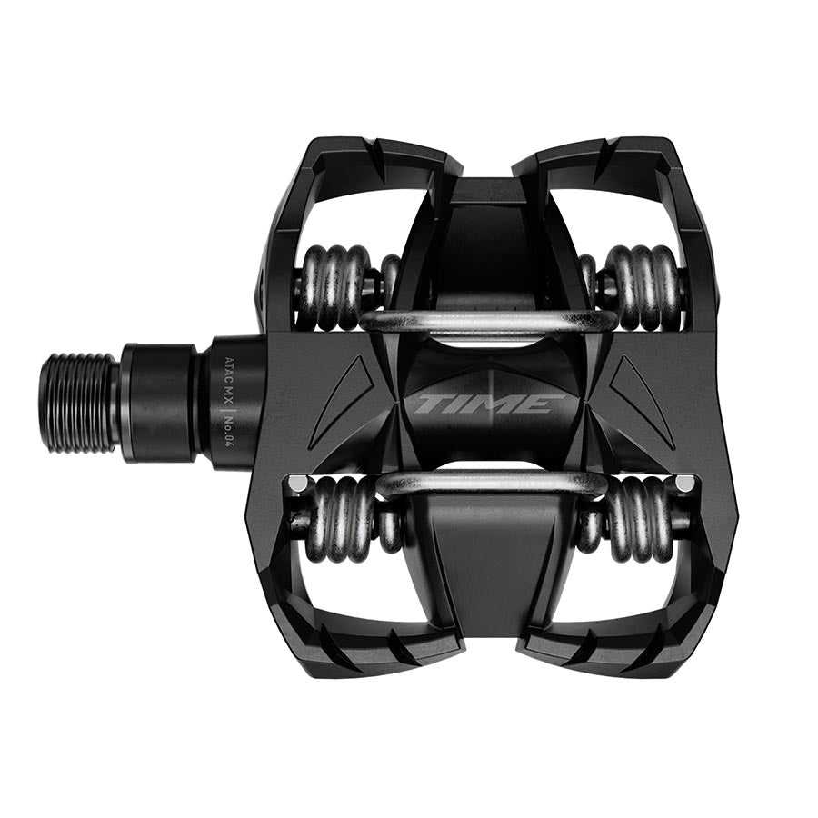 Time MX 4 Pedals - Dual Sided Clipless with Platform Aluminum 9/16" Black B1-Goodwynn'sGoodwynn's