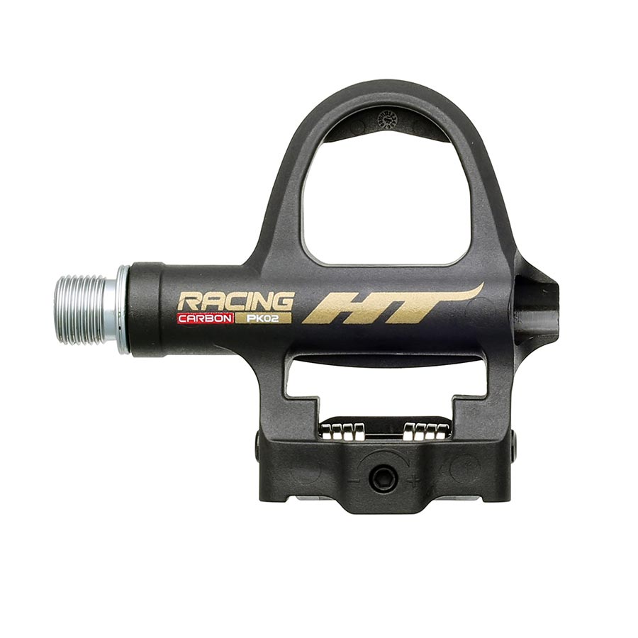HT Components PK02 Racing Carbon Pedals Body: Carbon Spindle: Cr-Mo 9/16 Black Pair-Goodwynn'sGoodwynn's