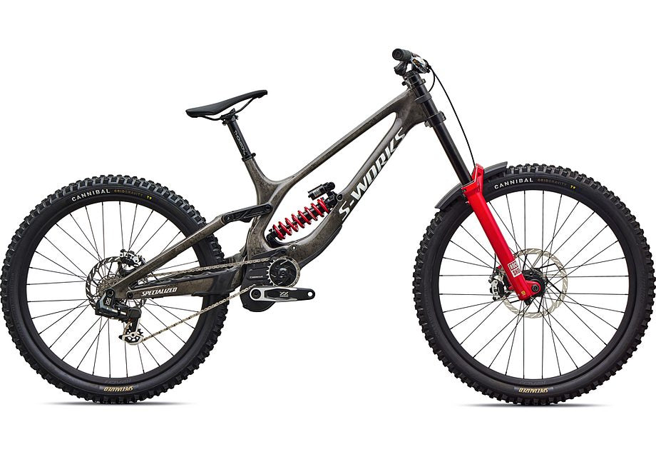 2027 Specialized Demo 11 S-Works Bike Gloss Charcoal / Dolomite Metallic / White S3-Goodwynn'sGoodwynn's