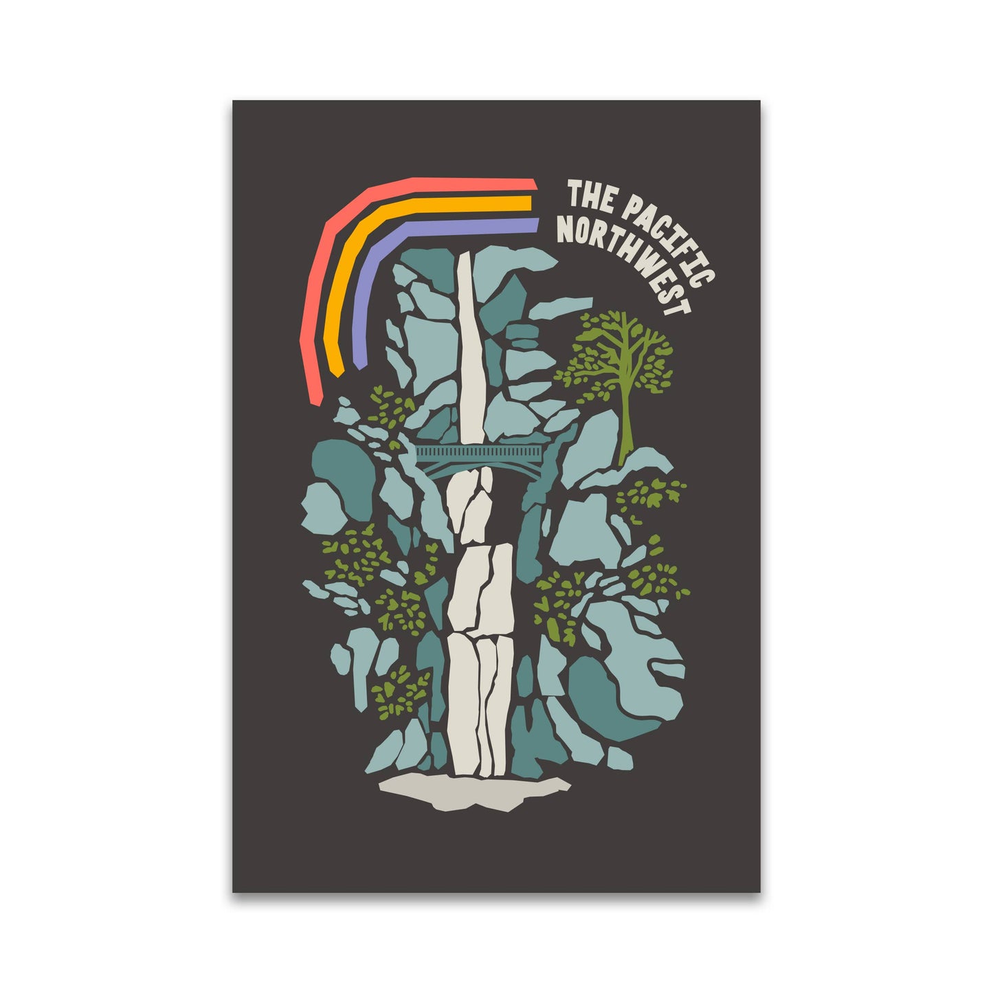 Tender Loving Empire - PNW Waterfall Postcard