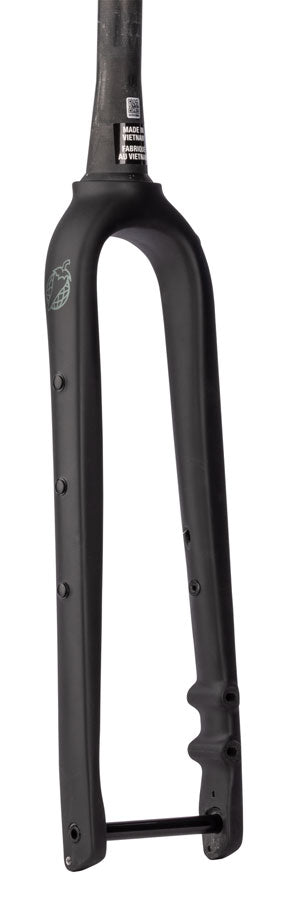 Salsa Waxwing Carbon V2 Fork - 700c/650b 100x12mm Thru-Axle 1-1/8" Tapered Carbon Flat Mount Disc BLK-Goodwynn's