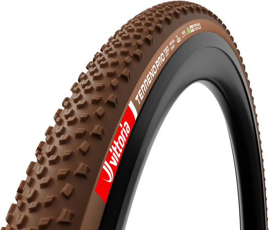 Vittoria Terreno Pro T60 Mixed Tire - 700 x 45 Tubeless Folding BLK/Brown Eco Gravel Race-Goodwynn's