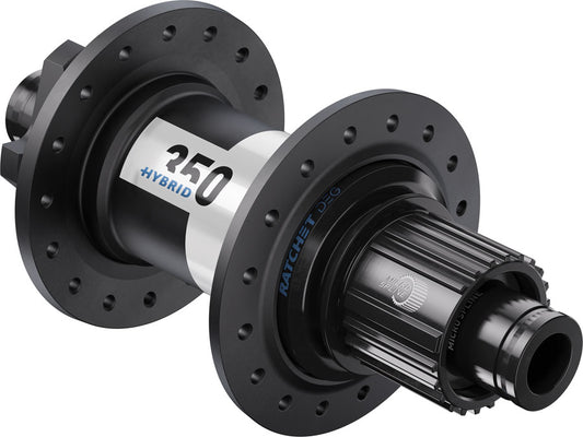 DT Swiss 350 DEG Hybrid Rear Hub - 12 x 148mm 6-Bolt Micro Spline BLK/White 32H DEG 60 DF-Goodwynn's