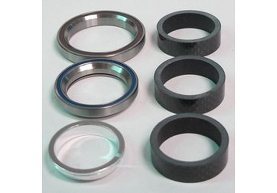 Specialized venge hds sw+mclaren venge 1-1/8" ceramic upper/1-3/8" steel lower w/spacer (no cone spacer)-Goodwynn'sGoodwynn's