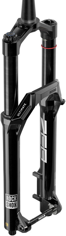 RockShox ZEB Ultimate Charger 3.2 RC2 Suspension Fork - 29" 180mm 15x110mm 44mm Offset Linear XL Air Spring Gloss BLK B1-Goodwynn'sGoodwynn's