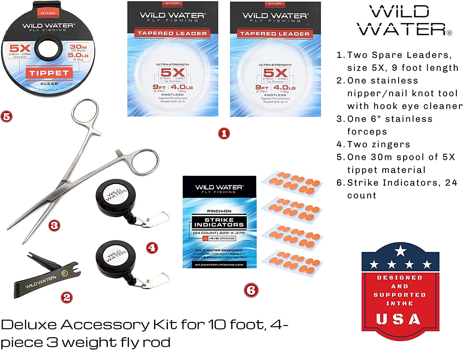 Wild Water Euro Nymphing Fly Fishing  Kit 3 wt 10 ft-Goodwynn'sGoodwynn's