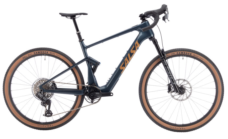 Salsa Wanderosa C Rival GX AXS Transmission Ebike - 29" Carbon Charcoal X-Large-Goodwynn'sGoodwynn's