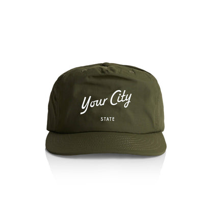Endless August Supply Co. - Custom Nylon Hat | Script City Customizable Hat | Name Drop
