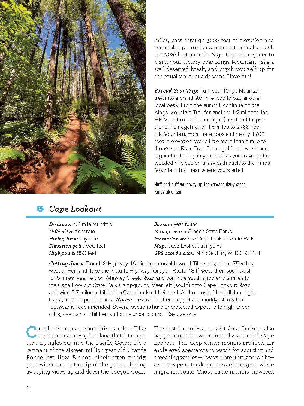 Mountaineers Books - 100 Classic Hikes: Oregon