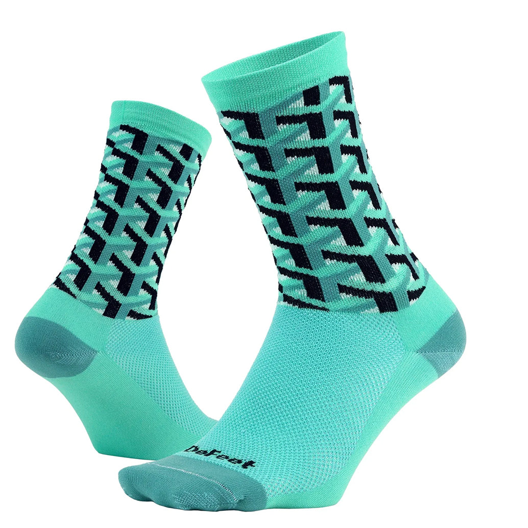 DeFeet Aireator 6" Framework Socks 7-9 Green-Goodwynn'sGoodwynn's
