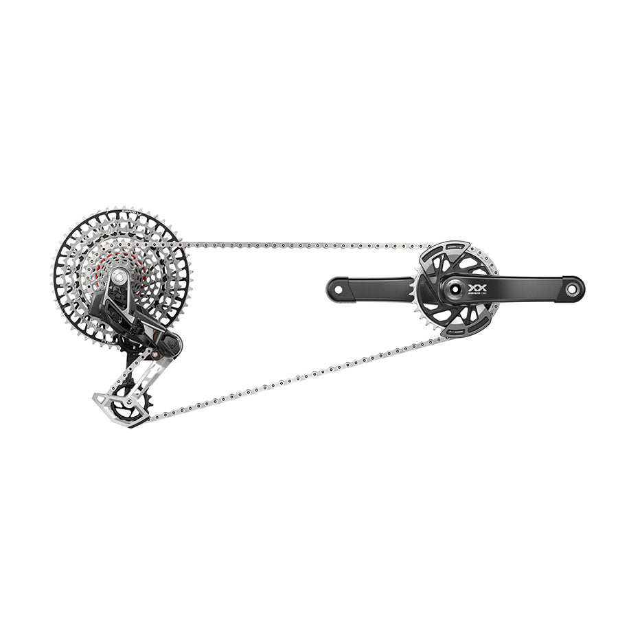 SRAM XX T-Type Eagle AXS Groupset 175mm Blk-Goodwynn'sGoodwynn's
