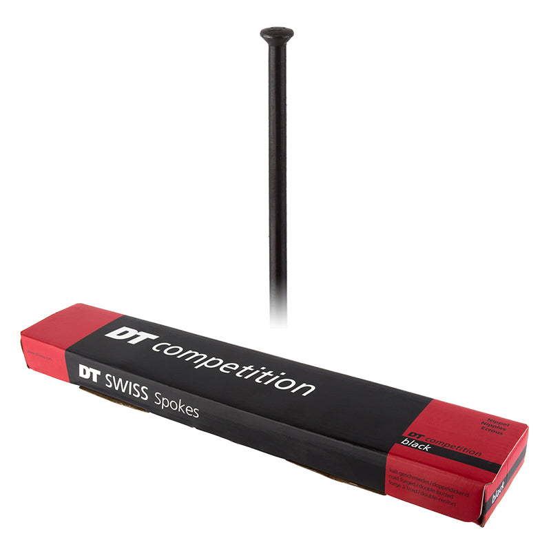 Dt swiss Competition Straight Pull Straight Pull 2.0/1.8/2.0 286mm Box of 100 Black No-Goodwynn'sGoodwynn's