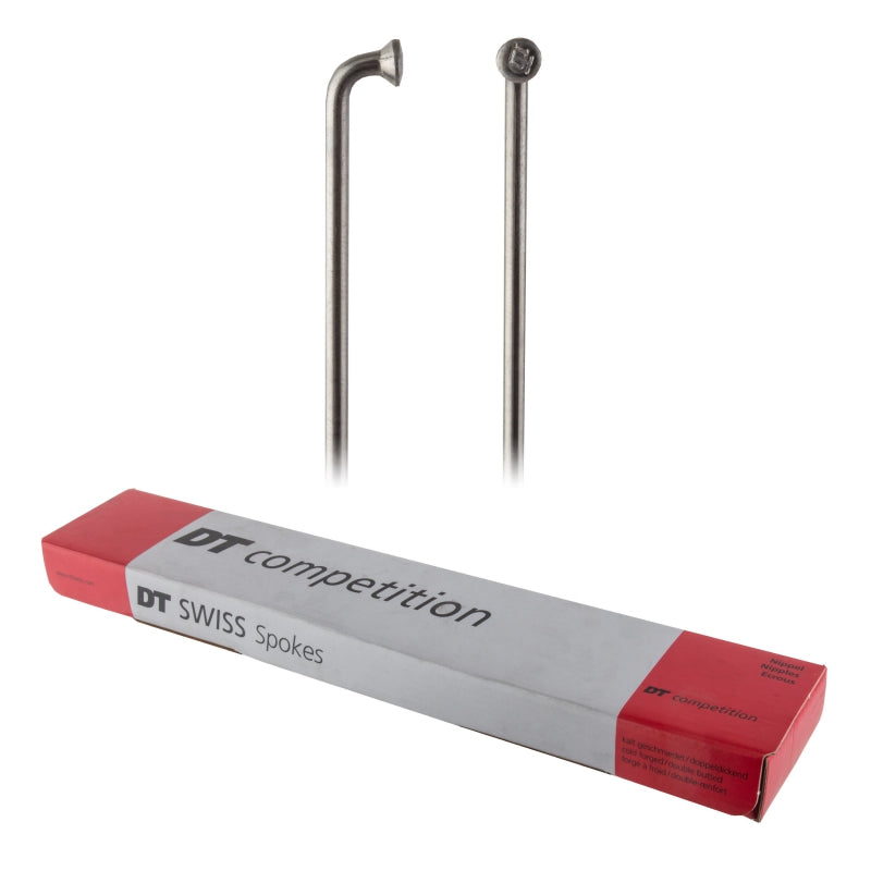 Dt swiss Competition Spokes J-Bend 2.0/1.8/2.0 259mm Box of 100 Silver No-Goodwynn'sGoodwynn's