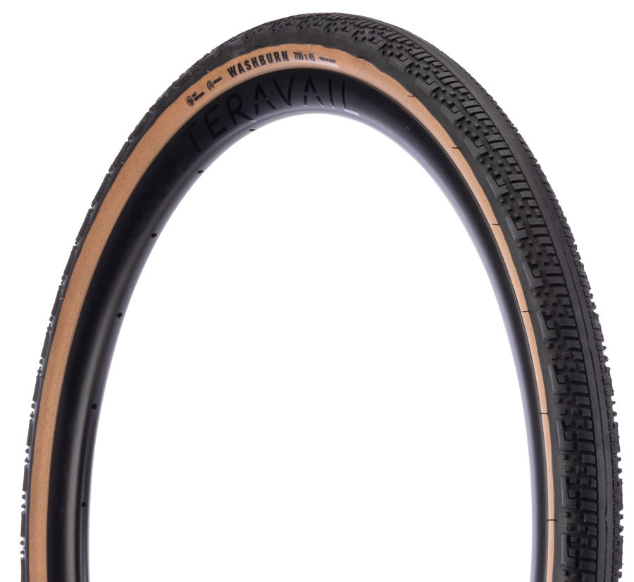 Teravail Washburn Tire - 700 x 40 Tubeless Folding Tan Durable Fast Compound-Goodwynn'sGoodwynn's
