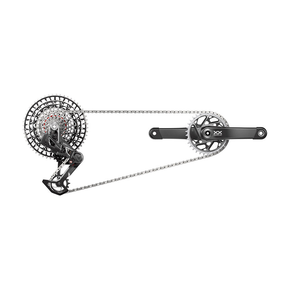 SRAM XX SL T-Type Eagle AXS Groupset 170mm Blk-Goodwynn'sGoodwynn's