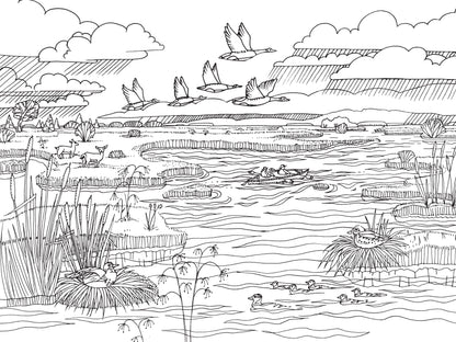 Mountaineers Books - Pacific Northwest Nature Coloring Book