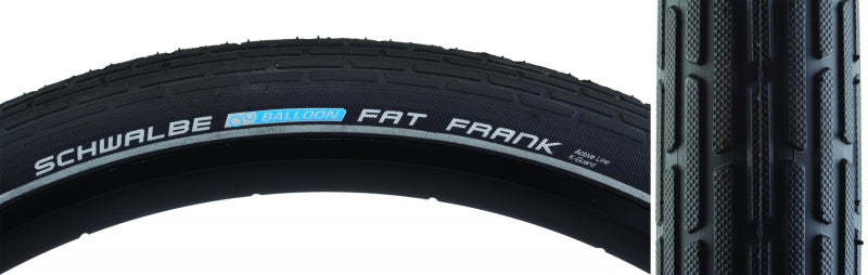Schwalbe Fat Frank Tire - 26 x 2.35 Clincher Wire BLK/Reflective Active Line-Goodwynn'sGoodwynn's