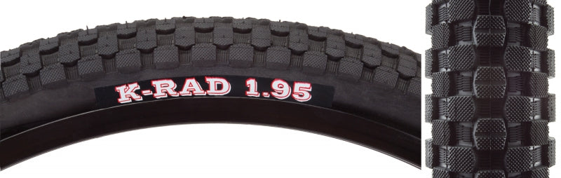 Kenda K-Rad Tire - 20 x 1.95 Clincher Wire Black-Goodwynn'sGoodwynn's
