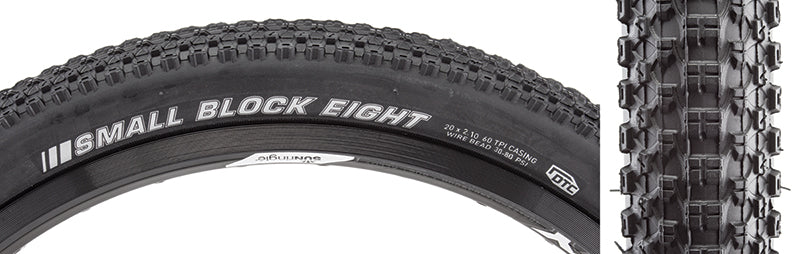 Kenda Small Block 8 Tire 20x2.10 Wire Clincher DTC 60TPI Black-Goodwynn'sGoodwynn's