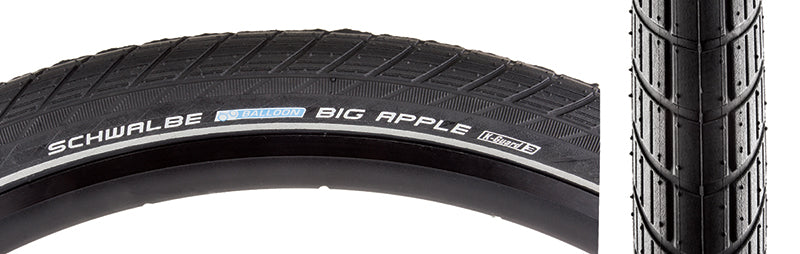Schwalbe Big Apple Tire - 26 x 2.15 Clincher Wire Black K-Guard SBC-Goodwynn'sGoodwynn's
