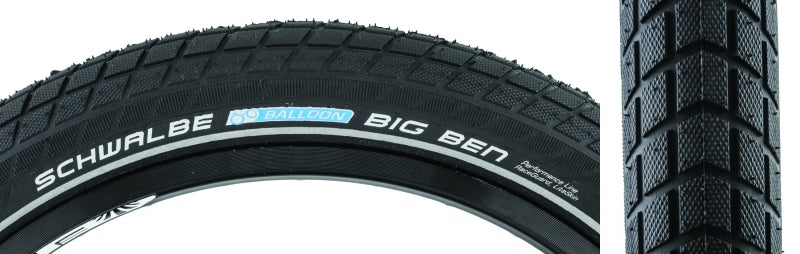 Schwalbe Big Ben Tire 26x2.15 Wire Clincher Endurance RaceGuard 67TPI Black-Goodwynn'sGoodwynn's