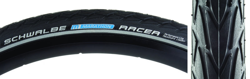 Schwalbe Marathon Racer Tire 700x30C Wire Clincher SpeedGrip RaceGuard 67TPI Black-Goodwynn'sGoodwynn's