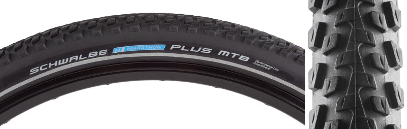 Schwalbe Marathon Plus MTB Tire - 29 x 2.25 Clincher Wire BLK SmartGuard Dual Compound-Goodwynn'sGoodwynn's