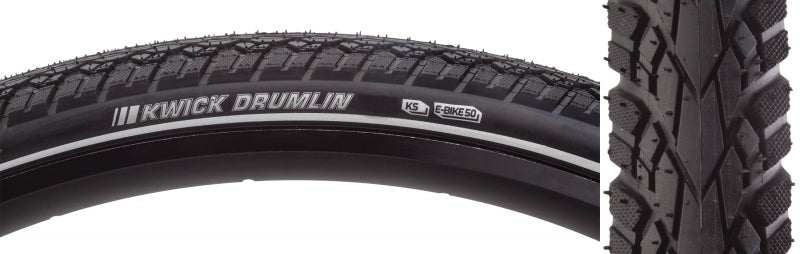 Kenda Kwick Drumlin Tire - 26 x 2 Clincher Wire Black/Reflective 60tpi KS-Goodwynn'sGoodwynn's