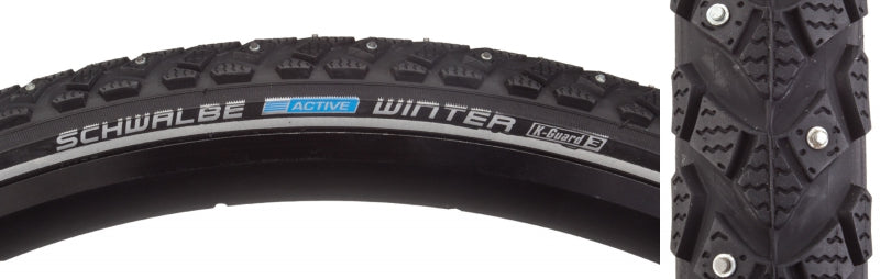 Schwalbe Winter Tire 700x35C Wire Clincher Winter KevlarGuard Reflex 50TPI Black-Goodwynn'sGoodwynn's