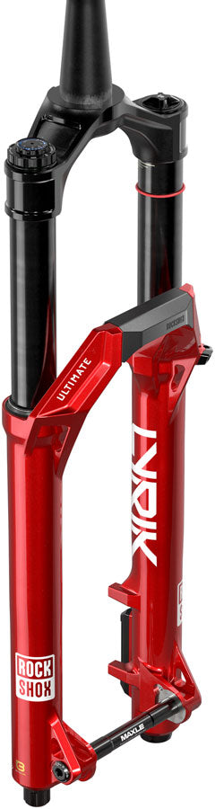 RockShox Lyrik Ultimate Charger 3.2 RC2 Suspension Fork - 29" 160mm 15x110mm 44mm Offset Linear XL Air Spring Electric Red E1-Goodwynn'sGoodwynn's