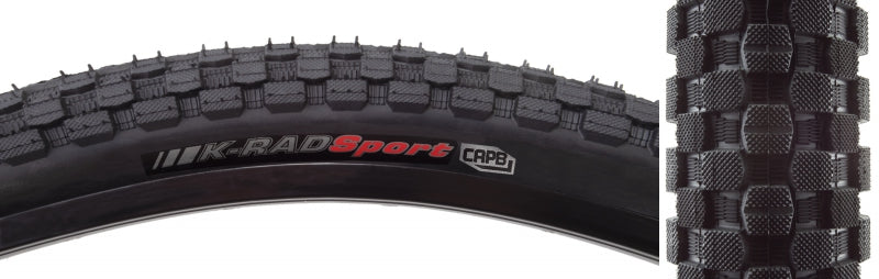 Kenda K-Rad Tire - 24 x 2.3 Clincher Wire Black-Goodwynn'sGoodwynn's
