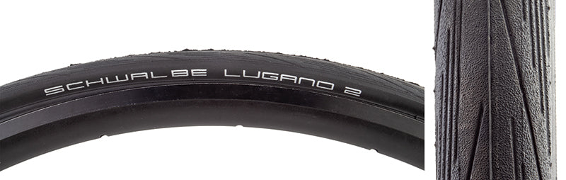 Schwalbe Lugano Tire - 700 x 28 Clincher Wire Black Active Line-Goodwynn'sGoodwynn's