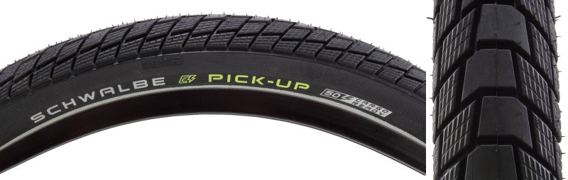 Schwalbe Pick-Up Tire - 26 x 2.35 Clincher Wire BLK/Reflective Performance Line Super Defense Addix E Twin Skin E-50-Goodwynn'sGoodwynn's