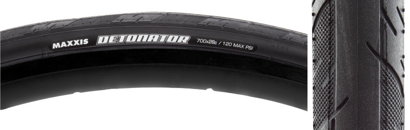 Maxxis Detonator Tire - 700 x 28 Clincher Wire Black-Goodwynn'sGoodwynn's