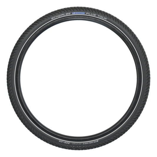 Schwalbe Marathon Plus Tour Tire - 700 x 35 Clincher Wire BLK/Reflective Performance Line SmartGuard Addix E-50-Goodwynn's