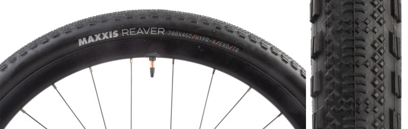 Maxxis Reaver Tire - 700 x 45 Tubeless Folding Black HYPR-X EXO-Goodwynn'sGoodwynn's