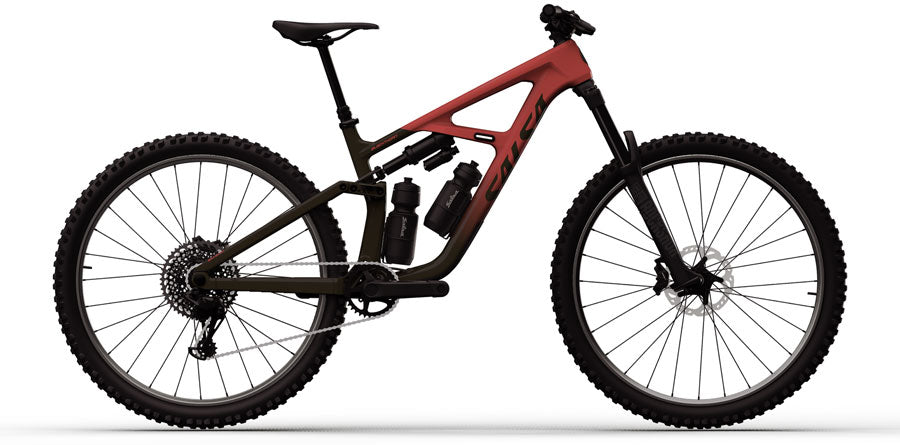 Salsa BLKthorn 125 C Eagle 90 Transmission Bike - 29" Carbon Dark Umber/Canyon Red X-Large